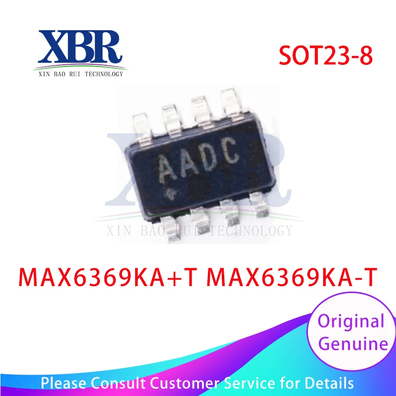 

10PCS MAX6369KA+T MAX6369KA-TSOT23-8 Power Monitoring Chip