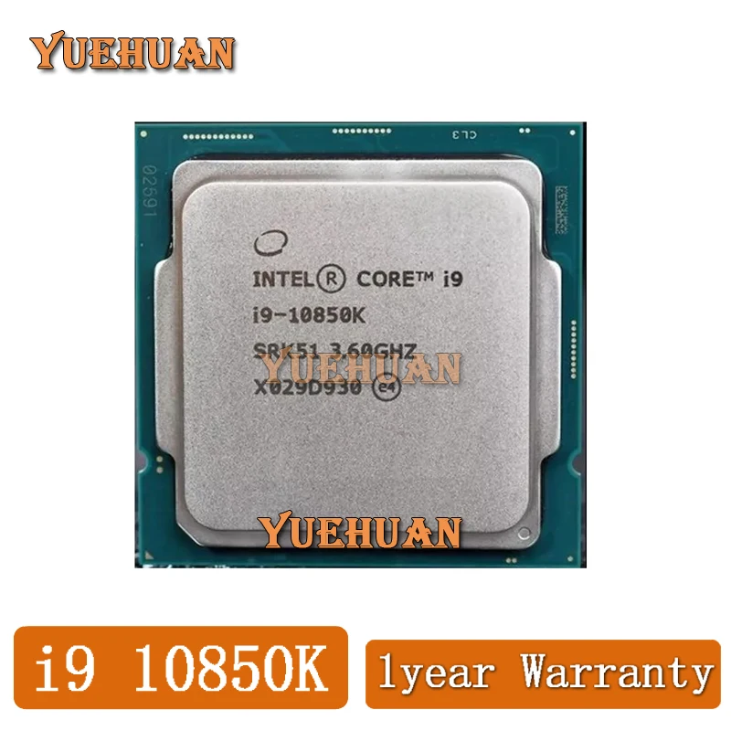 

Intel Core i9-10850K i9 10850K 3.6 GHz Used Ten cores-Core 20-Thread CPU Processor L3=20M 125W LGA 1200