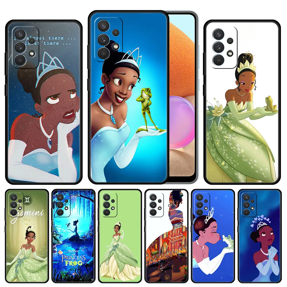 

Case Cover for Samsung Galaxy A12 A52 A51 A50 A71 A32 A02s A41 A22 A33 A53 A73 4G 5G Capa Fashion Capinha Disney Tiana Princess