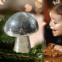 mushroom ornament disco ball stage light rotating big party decorations ktv bar dj lighting reflection colorful mirror ball