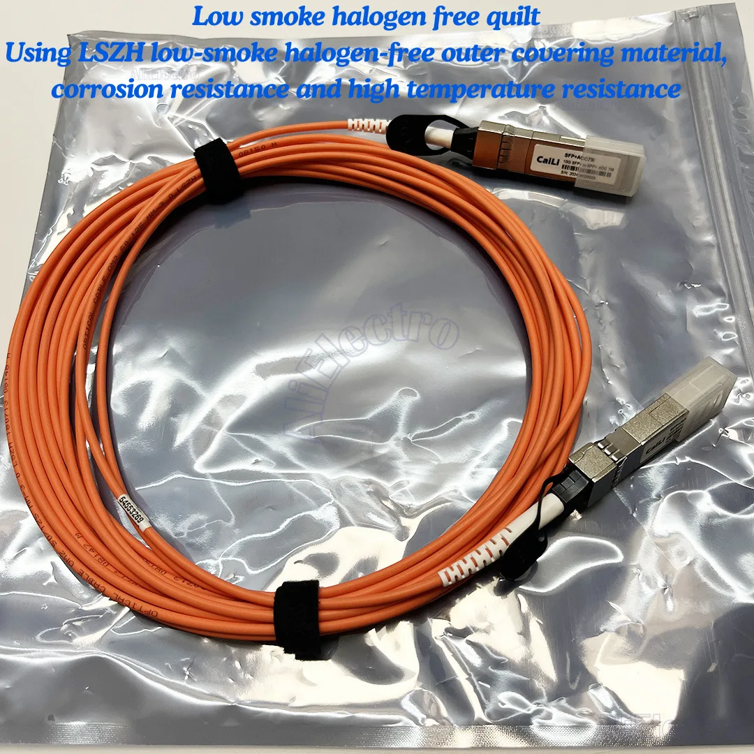 Кабель AOC OM2 3/5/7/10/20 м 10 ГБ активный Оптический SFP-кабель ASE (AOC) для Cisco Mikrotik Ubiquiti и т.