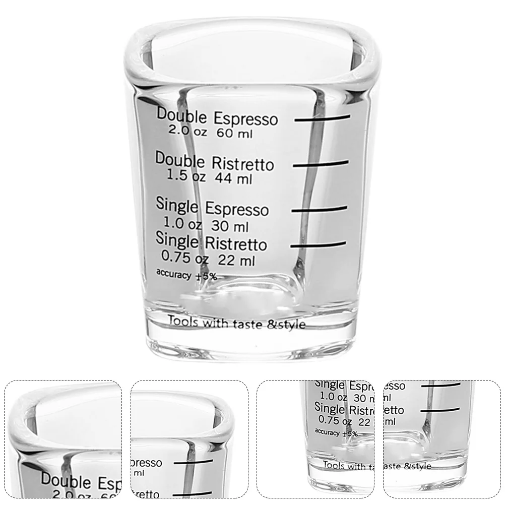 

Measuring Cupshot Pitcher Espresso Coffee Beaker Ounce Mixing Measure Jug Set Steaming Barista Glasseshandle Creamcontainer