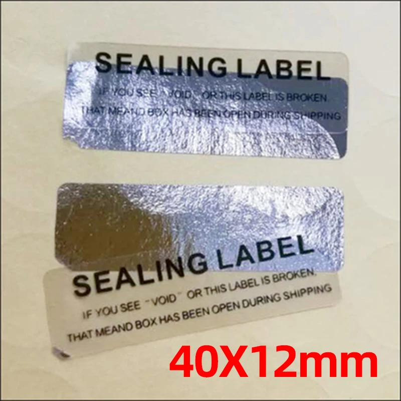 

VOID anti-tear label anti-dismantling laser anti-counterfeiting tearing invalid one-time sealing sticker
