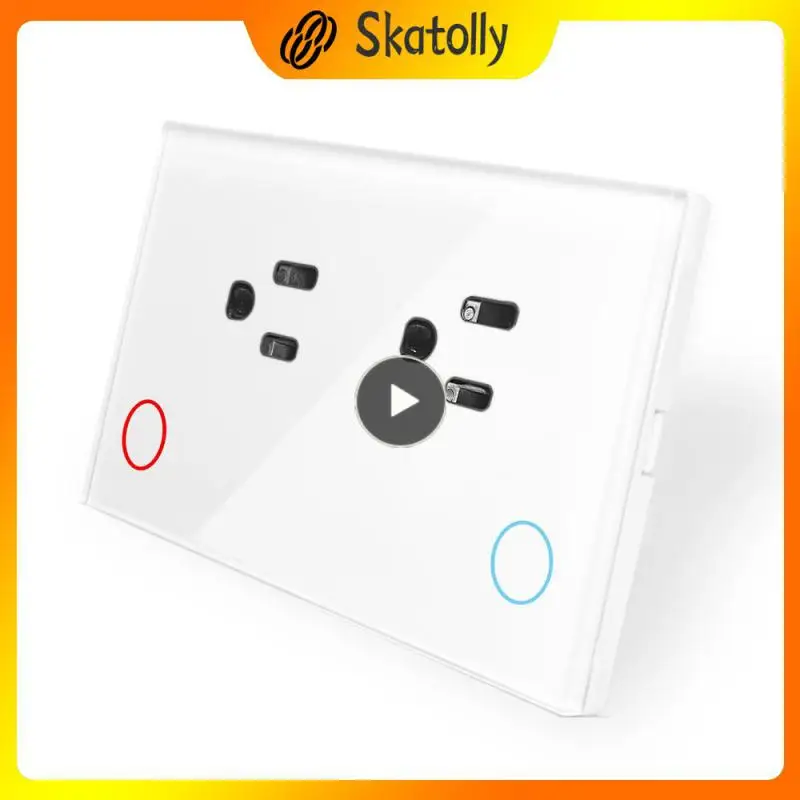 

3~15PCS Smart Plug Innovative Pc Flame-retardant Material Application Settings Button High Quality Easy To Use 15a Plug