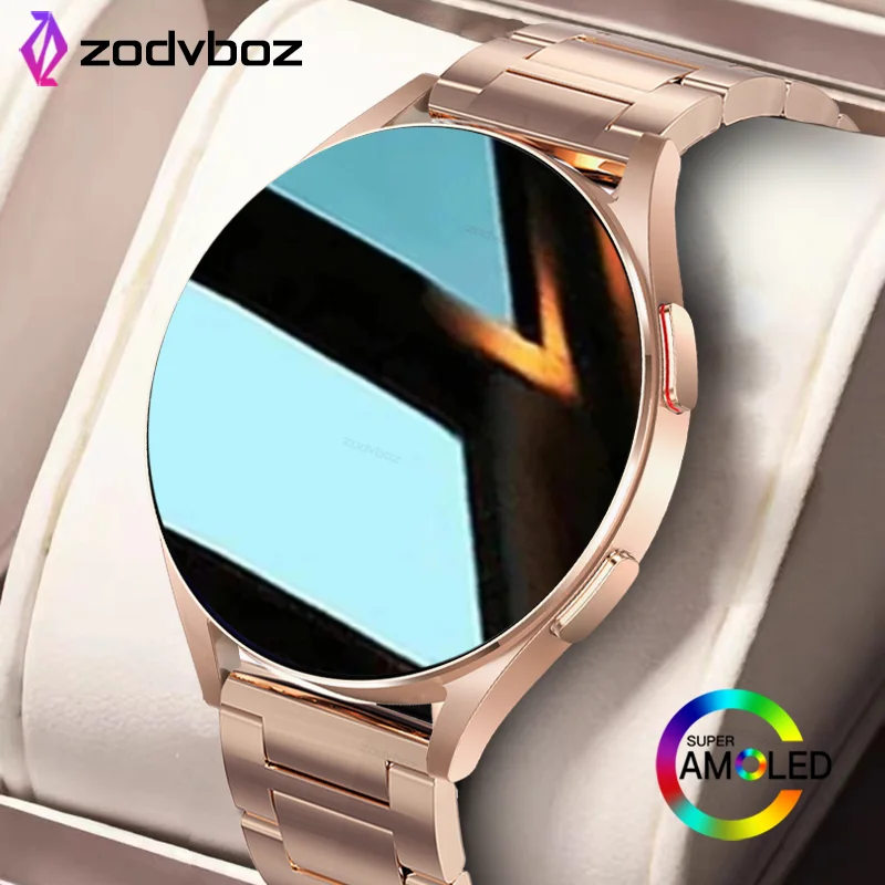 

2022Smart Watch Women Custom Dial Smartwatch For Android IOS Waterproof Bluetooth Music Watch Full Touch Bracelet Clock+Gift Box