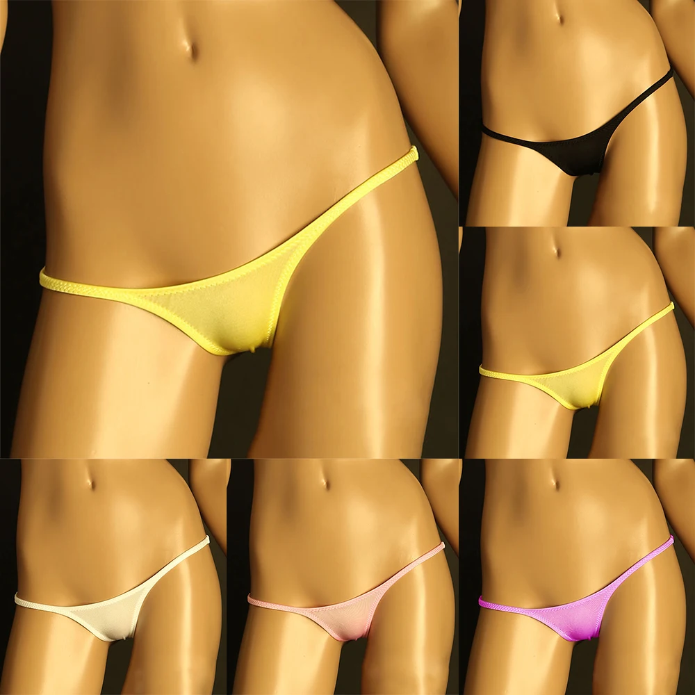 

Модные женские сексуальные ультратонкие стринги, стринги с эластичной талией, однотонное нижнее белье, трусики, нижнее белье, трусики