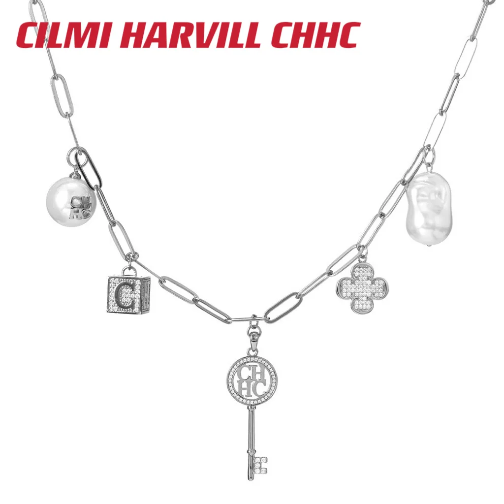 

CILMI HARVILL CHHC Women Necklace Banquet Dating Multi Element Pendant Exquisite Lightweight Gift Box Packaging And Storage Bag