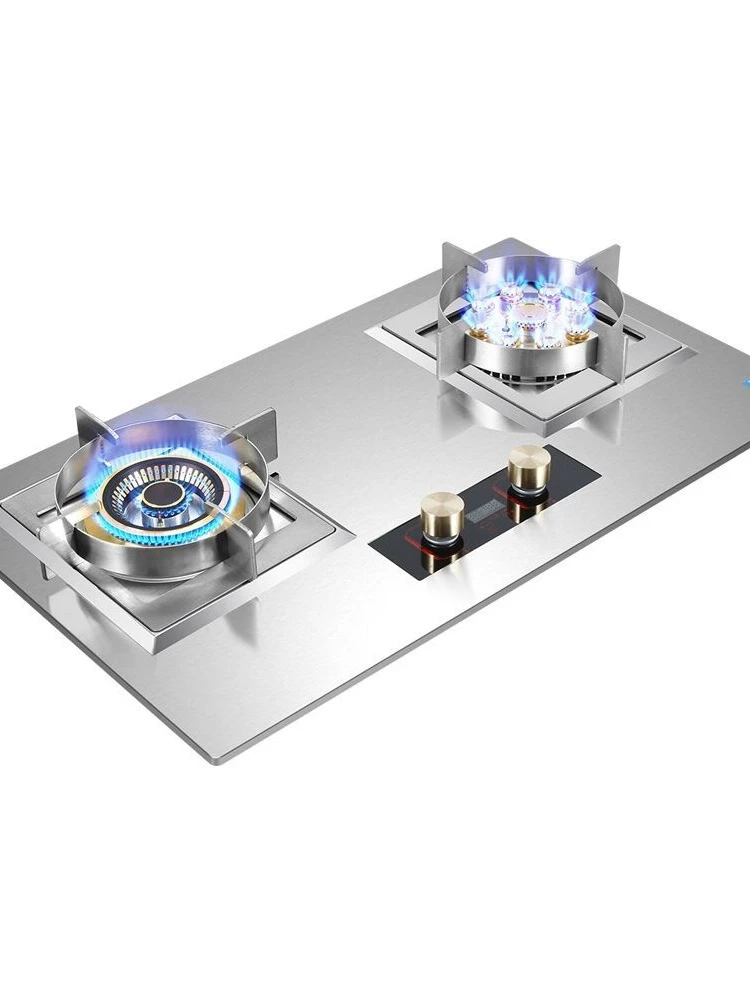 

7.2KW gas stove double stove liquefied petroleum gas embedded desktop gas stove fierce fire timing mandarin duck stove