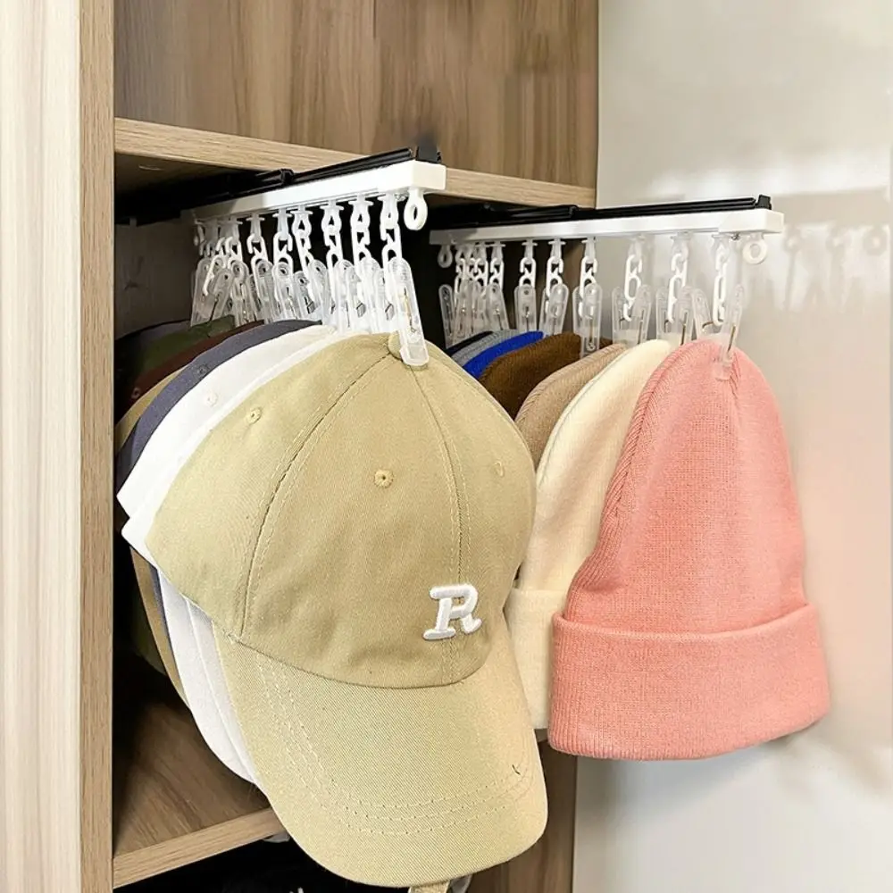 

Не требует пробивания отверстий, стойка для шляп, новый Противоскользящий компактный шарф, органайзер для носков, гардероба