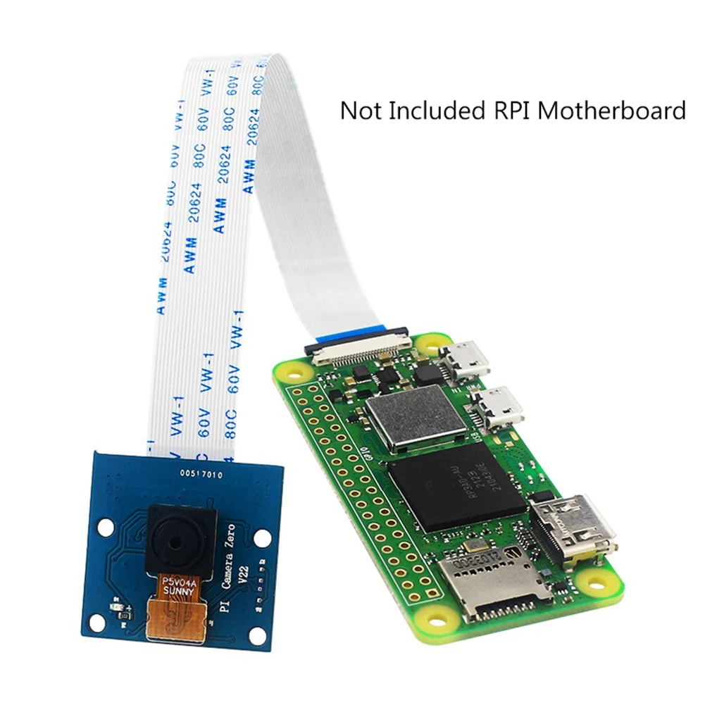 Для камеры Raspberry Pi Zero 2 Вт 5 Мп RPI + чип FFC Ov5647 15 см для модуль