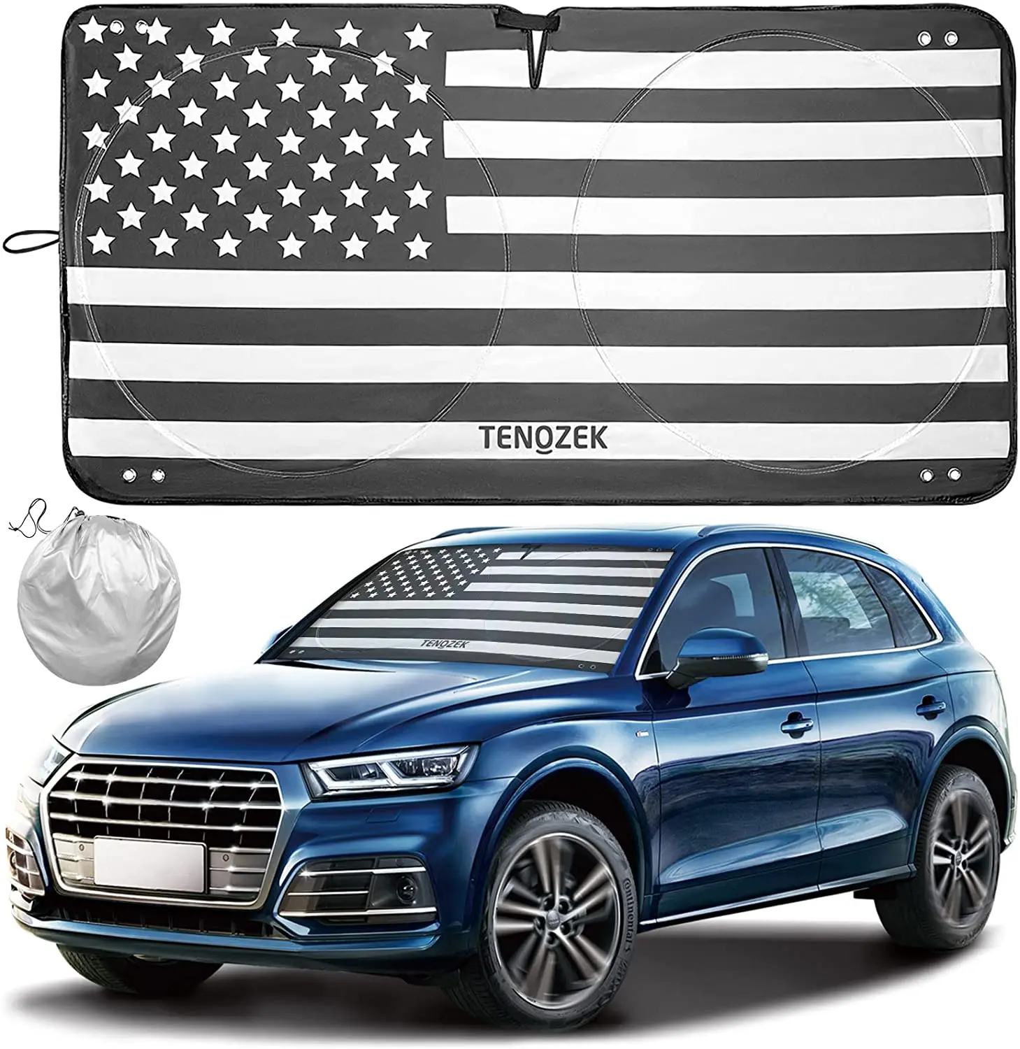 

Universal Trim Car Windshield Visor with Storage Bag Windshield Visor Car Visor for Windshield Durable Visor