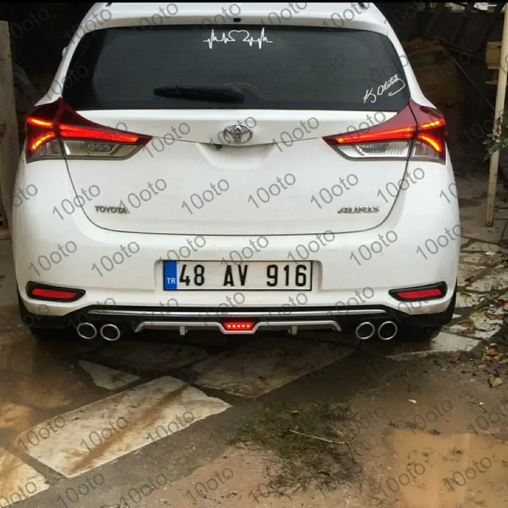 Автомобильный задний бампер шесть спойлеров диффузор для Toyota Auris универсальный