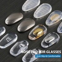 air chamber silicone anti slip nose pads screw in for eyeglasses eyewear glasses accessories