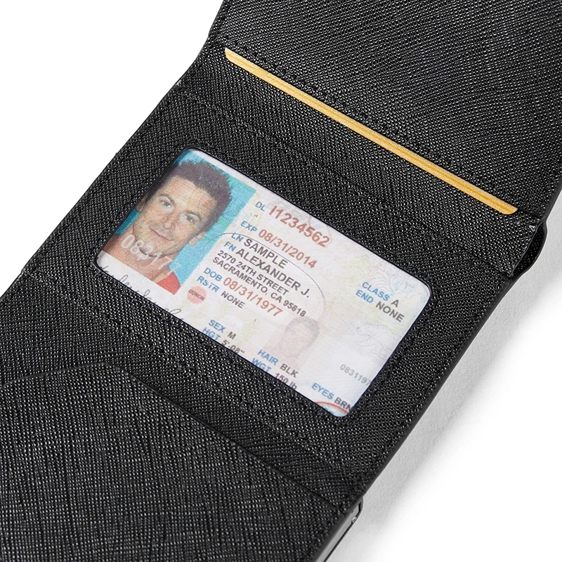 Bycobecy Wallet For Men RFID Blocking Credit Card Holder Case Customized CardHolder Smart Womens' Wallets Mini Purse Money Bag