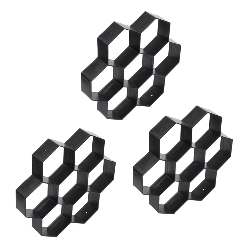 

3 шт., многоразовая форма для бетонной плитки, 30 х30 см