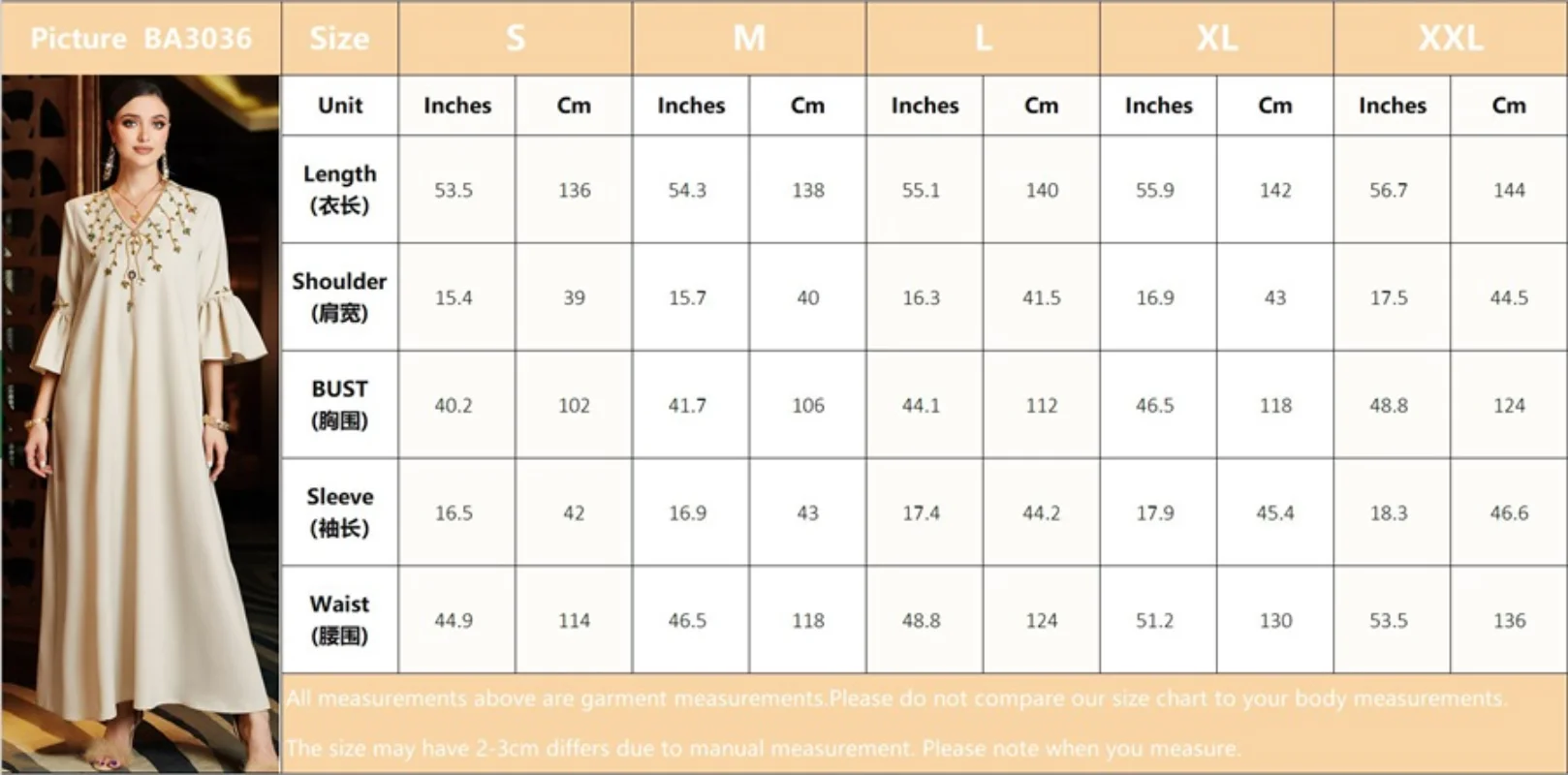 Muslim Woman Dress V-Neck Floral Embroidery Rhinestone Flare Sleeve Elegant Casual Loose Party Robe Dresses For Prom