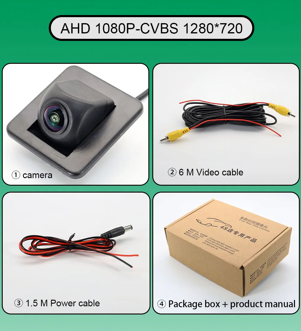 

Для LADA VESTA SW/VESTA SW CROSS/VESTA SPORT оригинальное отверстие автомобильная камера заднего вида AHD 1080P 170 ° Рыбий глаз ночного видения