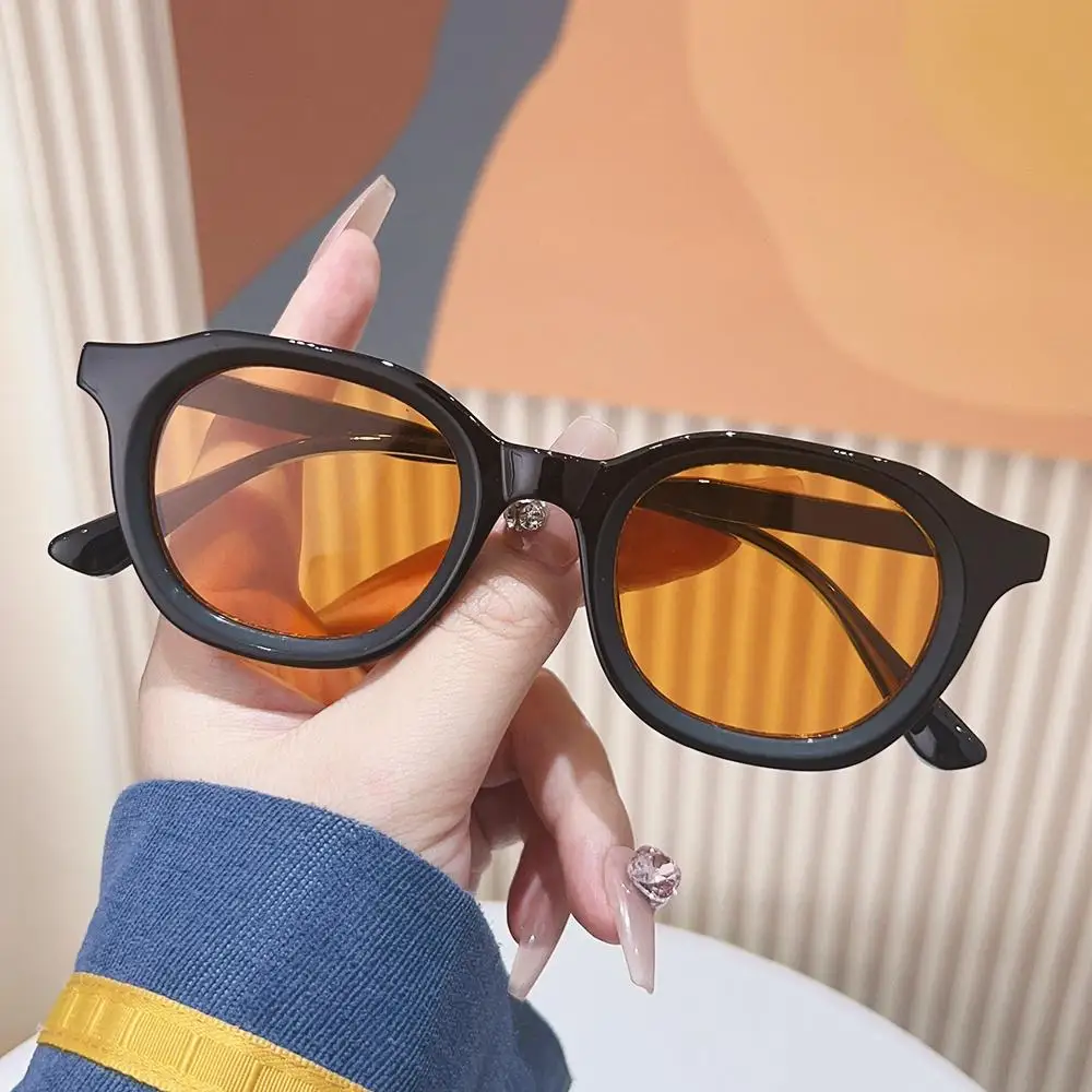 Овальные Солнцезащитные очки в стиле хип-хоп для мужчин и женщин