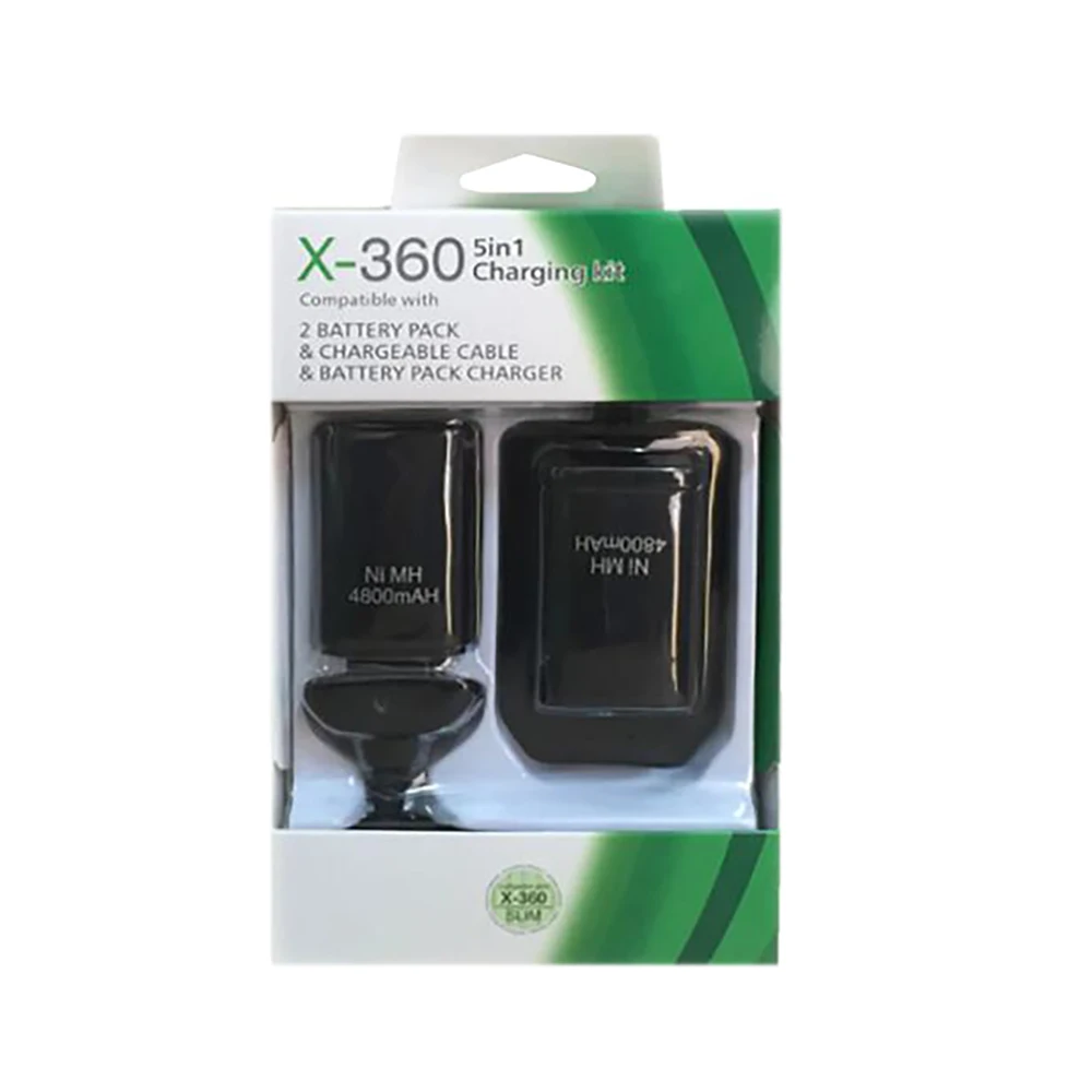 2 шт. аккумуляторные батарейки для геймпада 4800 мАч