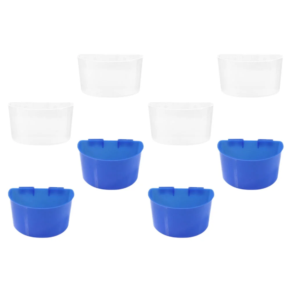 

8 шт., пластиковые подносы для кормления птиц