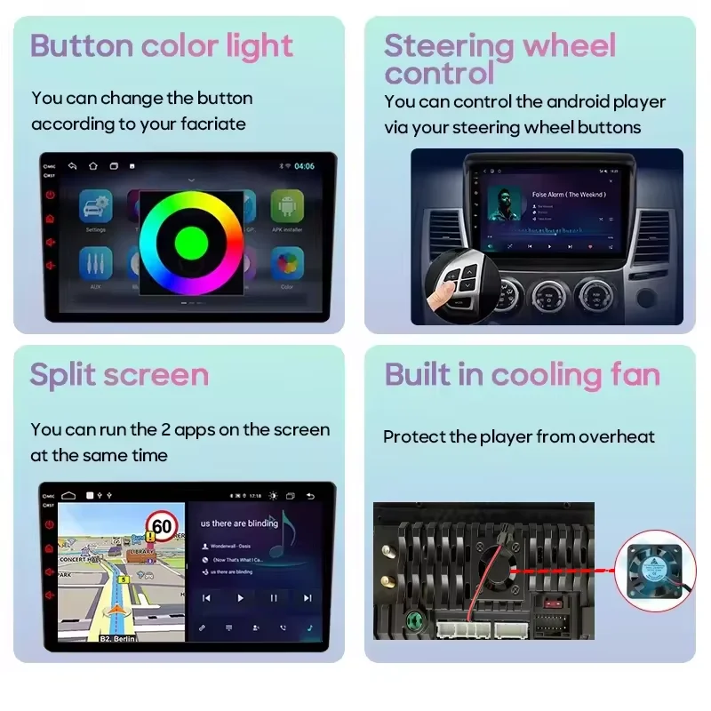 Автомагнитола на Android для Kia Carnival YP Sedona 2014 2015 2016 2017 2018 2020 автомобильный