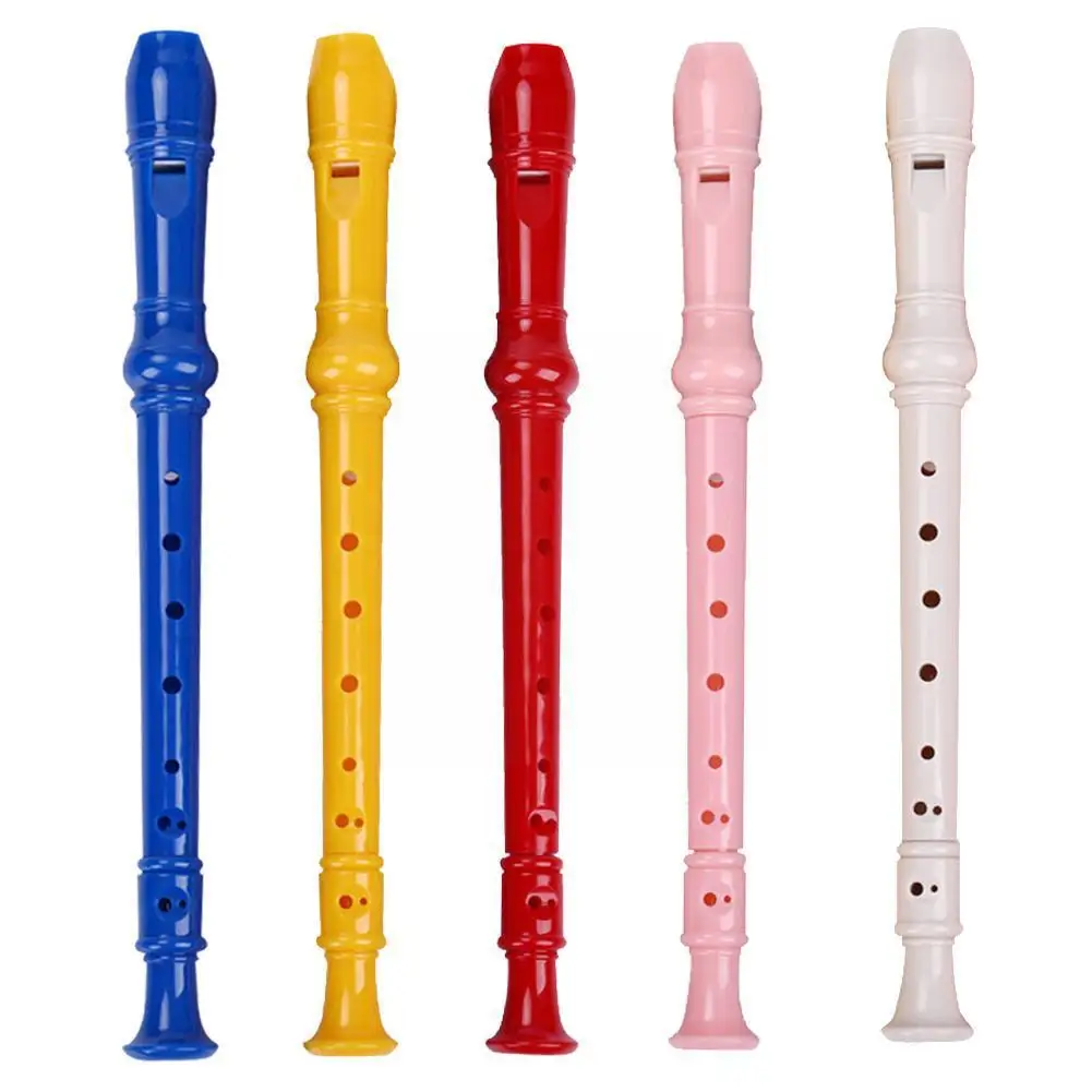 

8 Hole Flute German Treble Abs Material Student Children Cleaning Flute Beginners Bag Manual Set With Storage Rod T5z6