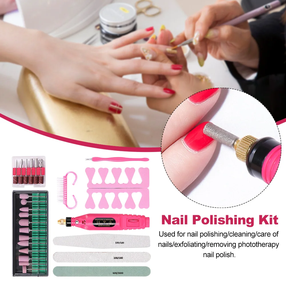 

Adjustable Speed Tool Nail Drill Machine Home Salon Dead Skin Removal USB Charging Manicure Polishing Electric Portable Pedicure