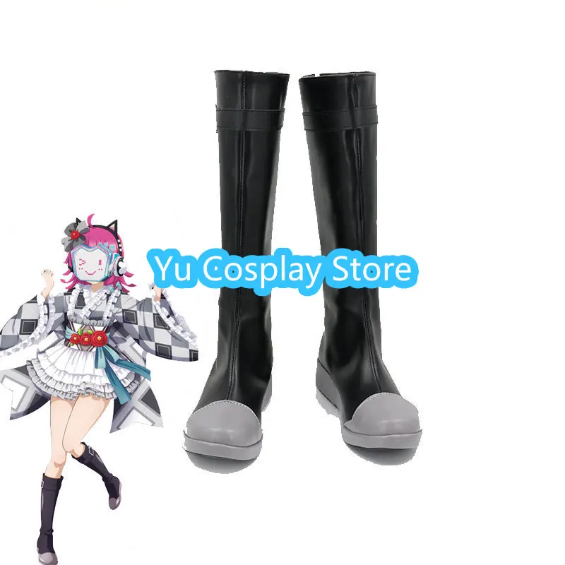 Lovelive nijiguan старшая школа QU4RTZ Tennouji Rina косплей искусственная обувь Хэллоуин