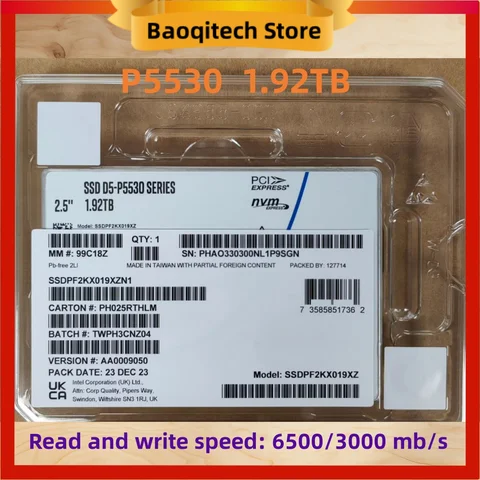 SSD P5530 960G Enterprise