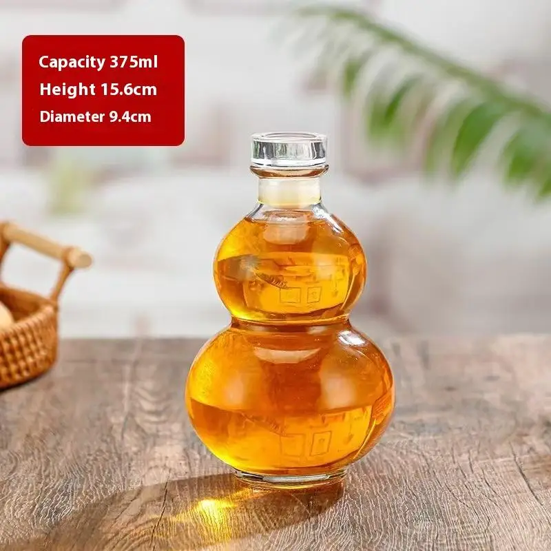 

Бутылка для вина из боросиликатного стекла форма тыквы 500 мл