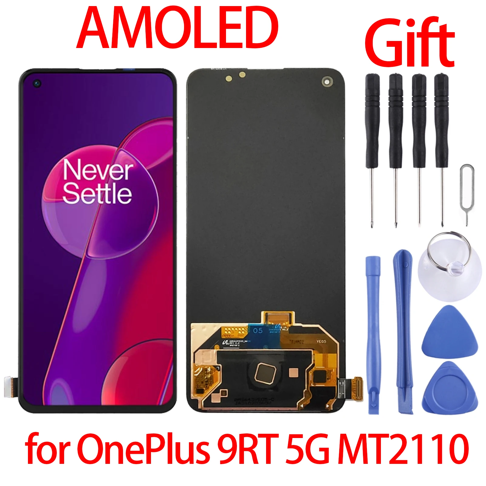 

Оригинальный ЖК-экран AMOLED и цифровой преобразователь в сборе для OnePlus 9RT 5G MT2110