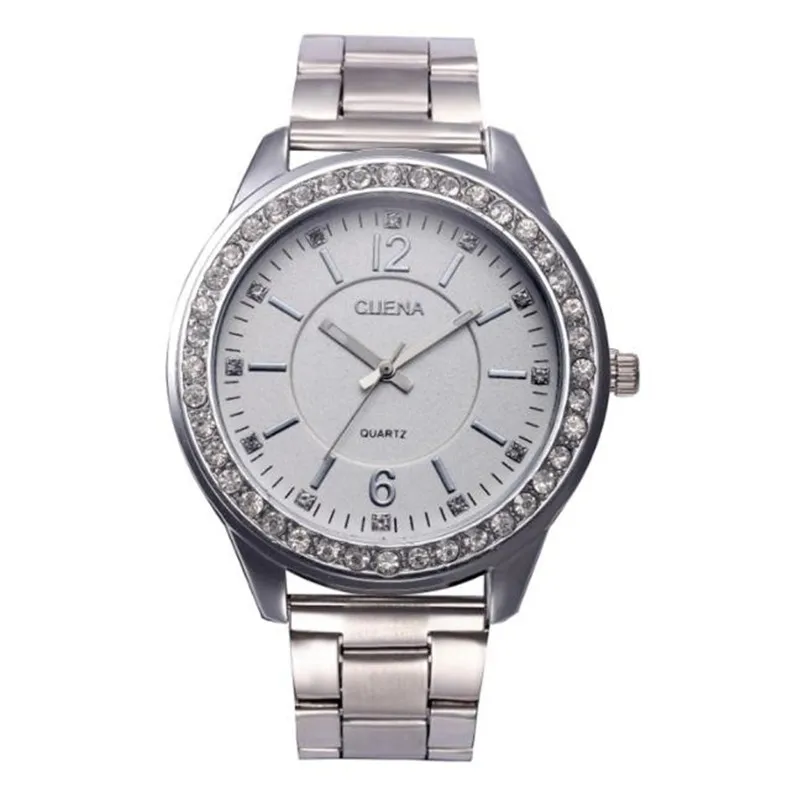 

NO.2 A2201 Women Watch Rhinestone Crystal Stainless Steel Analog Quartz Wrist Watch Bracelet Clock Perfect Gift Relogio