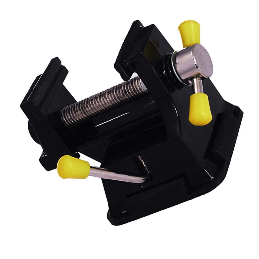 

1Pc Black yello silver Table Vise Metal Multifunction Camping Tools Flush Suction Cup Base Carving Fixture Adjustable