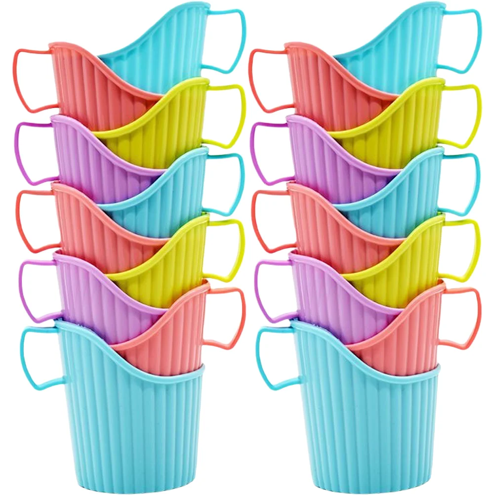 

20 Pcs Disposable Paper Cup Holder Coffee Sleeves Concentrate Pp Office Anti-scalding Cups Decorative