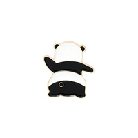 the panda rabbit fashionable creative cartoon brooch lovely enamel badge clothing accessories