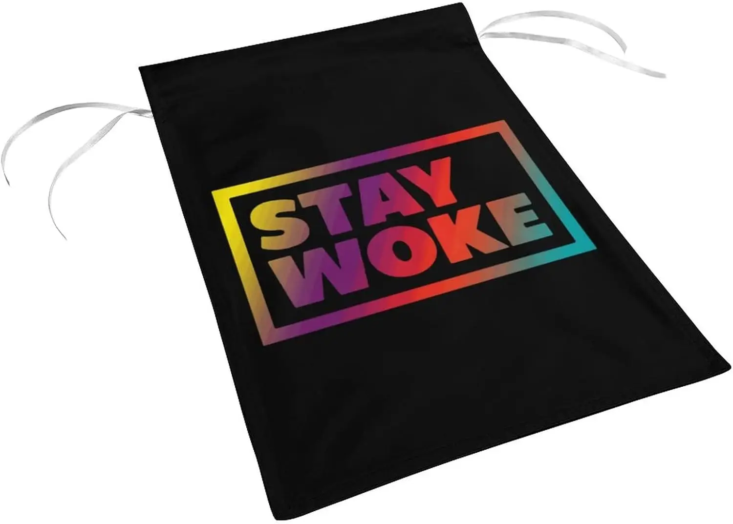 Забавные садовые флаги Stay Woke двухсторонний флаг приветствия двор фермерский дом
