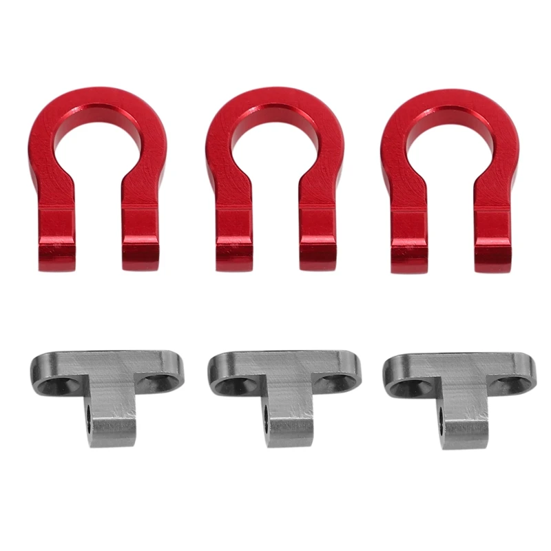 For Q65 C606 D844 1:10 2.4G 4WD RC Car Jeep Spare Parts Metal Upgrade Accessories Front And Rear Bumpers