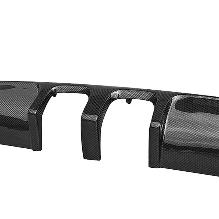Фото Задний диффузор для Volkswagen VW MK7 2006-2008, карбоновый, спортивный стиль, для моделей GTI и R20 №5