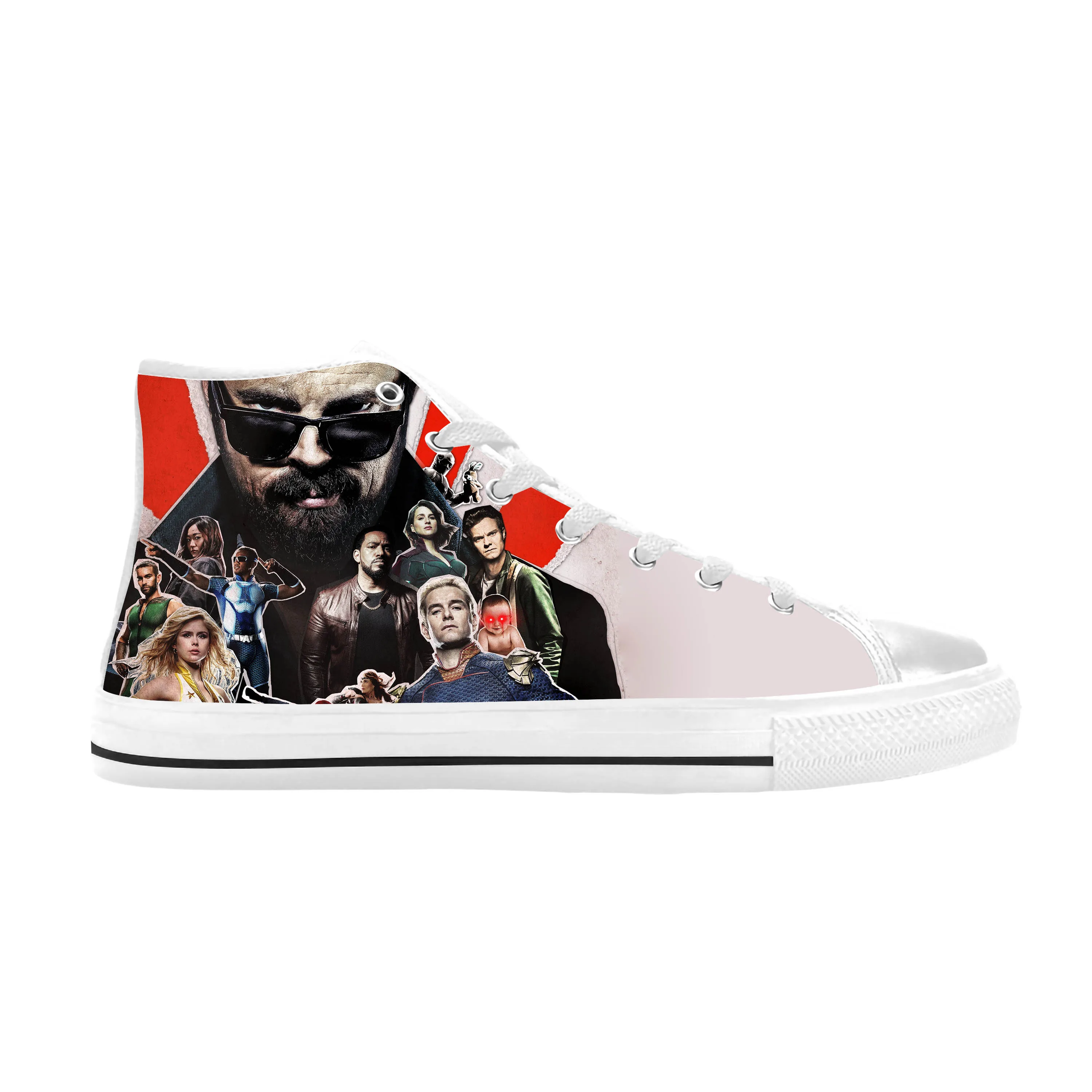 

TV Series Movie The Boys Superhero Anime Cartoon Casual Cloth Shoes High Top Comfortable Breathable 3D Print Men Women Sneakers