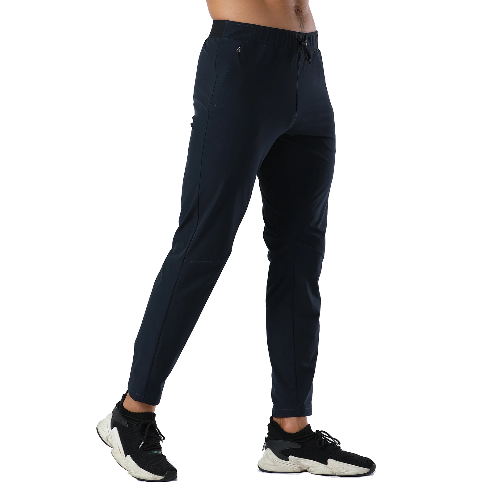 AONIJIE FM5140 Men Male's Outdoor Sports Pants Microprojectile Trousers Semi-elastic Waist for Leisure Daily Running Fitness Gym