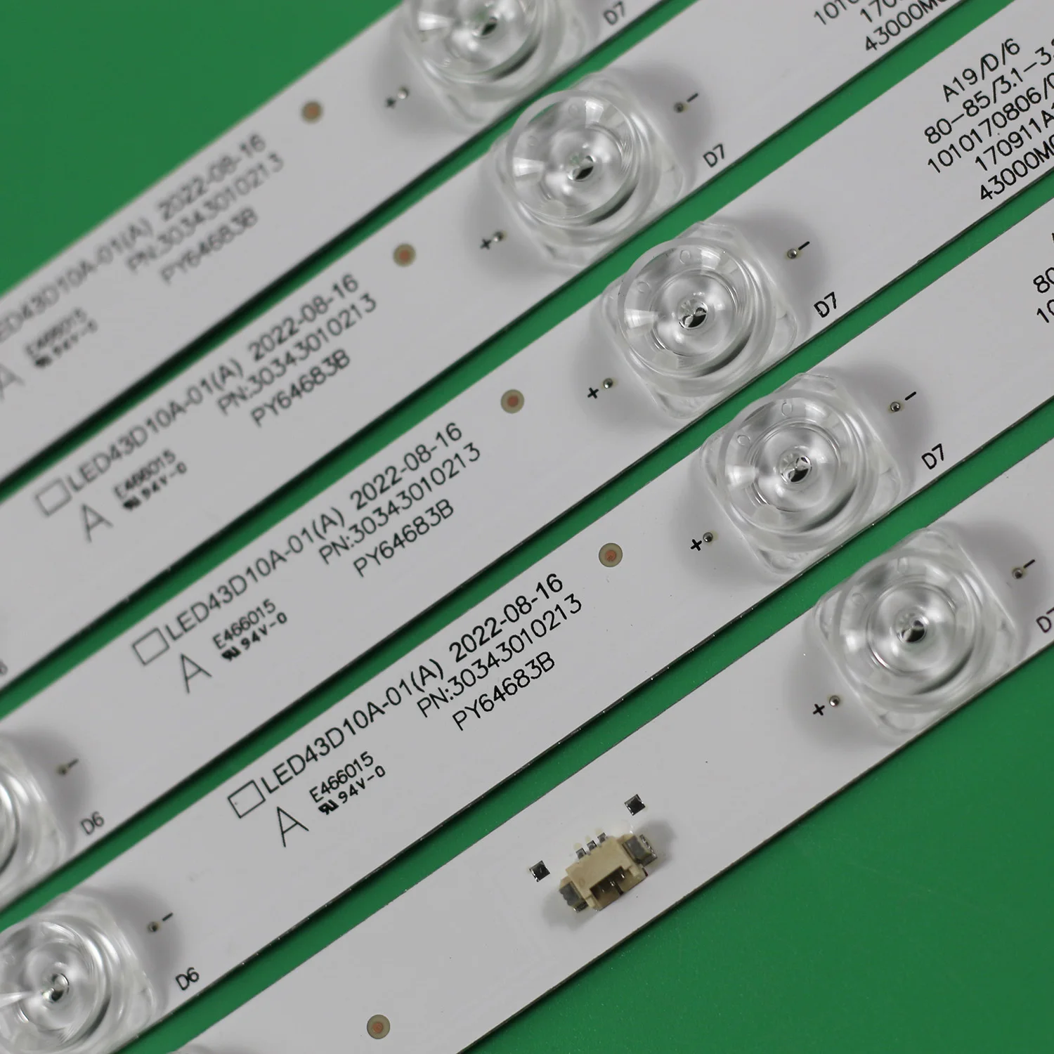 Фото Лента светодиодной подсветки для kivi 43UK30G 43UR50GU 43FK30G Doffler 43DF49-T2 LED43D10A-01(A) LED43D10B-01(A) LED43D10 LED43D10B №5