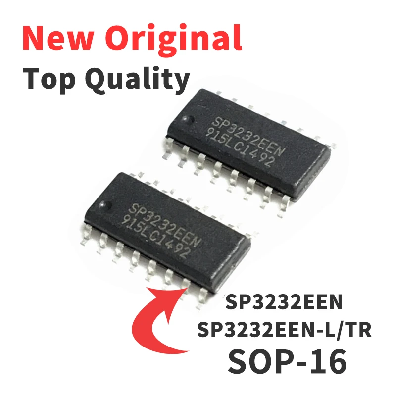 

5 шт., SP3232EEN SP3232EEN-L/TR SOP-16 вместо MAX3232ESE чип, интегральная схема, оригинальная Совершенно новая