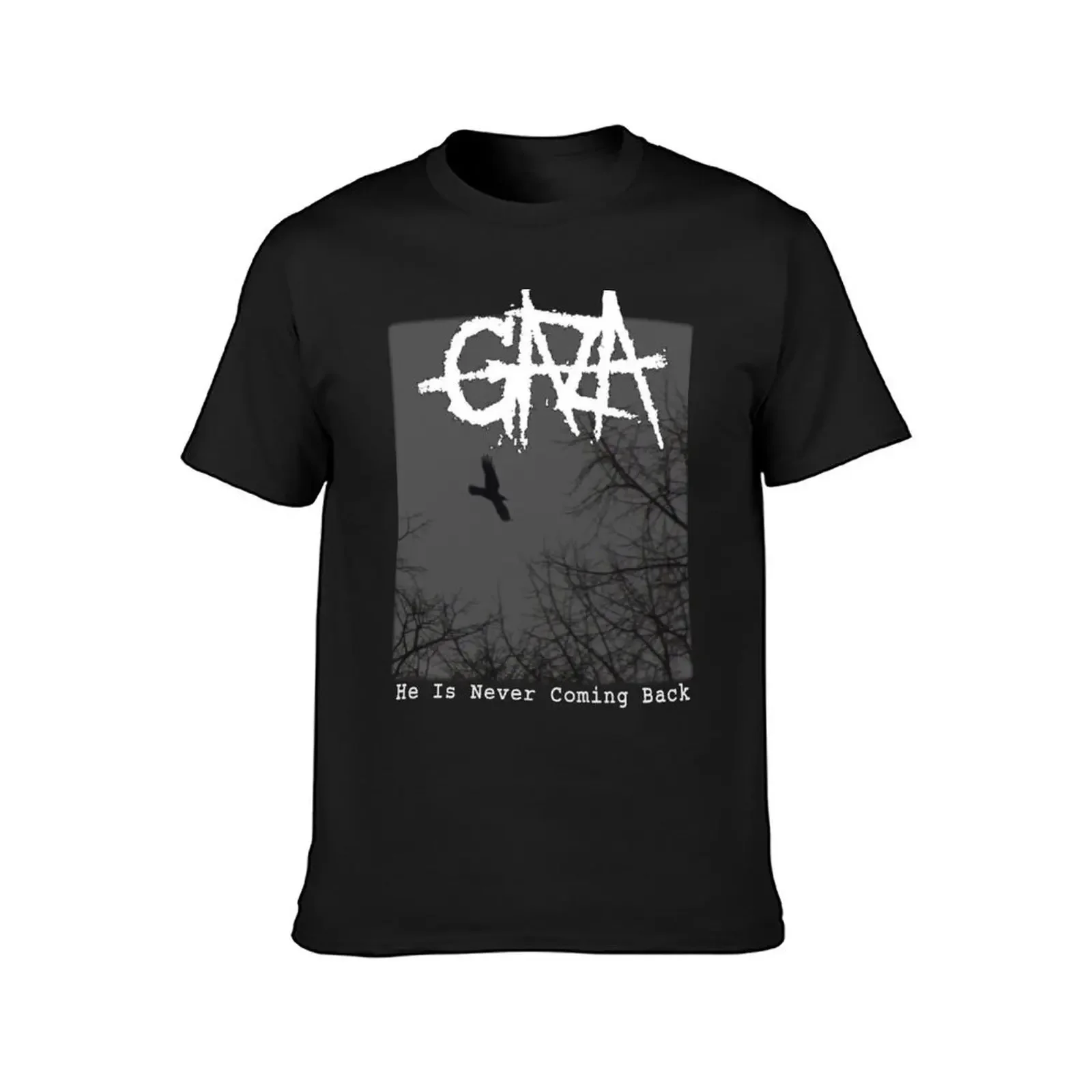 Gaza - He Is Never Coming Back Grindcore Hardcore T-Shirt graphics shirts graphic tees outfits for men