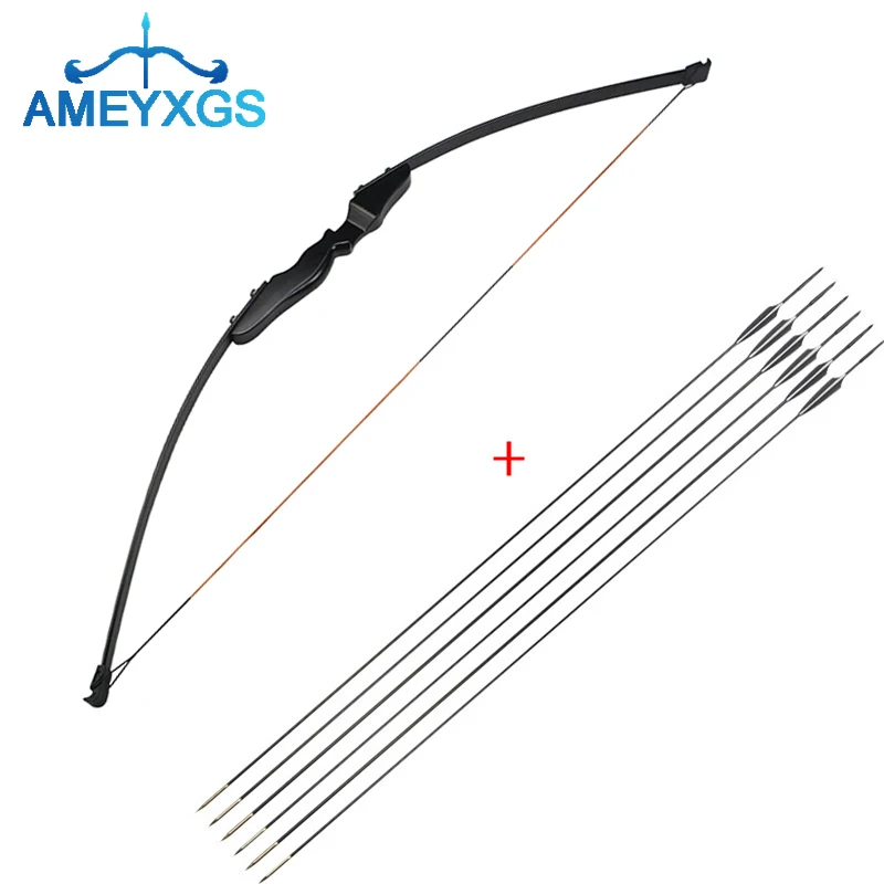 

Рекурсивный лук для стрельбы из лука, 1 комплект, 30/40 фунтов, прямой лук с 6 стрелами из стекловолокна для занятий спортом на открытом воздухе,...