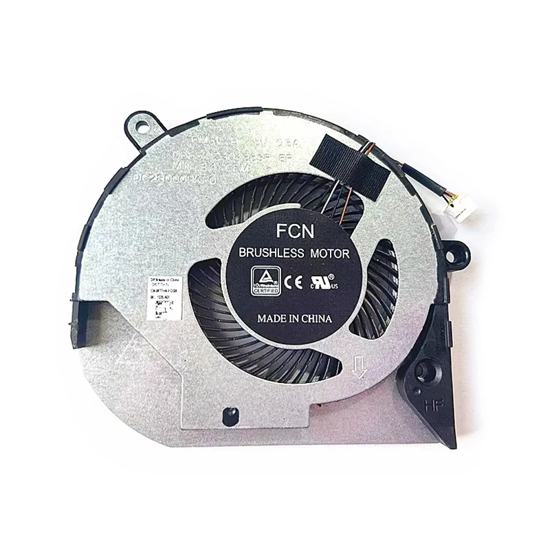 Новый оригинальный вентилятор охлаждения процессора ноутбука для DELL Latitude 5510 P80F