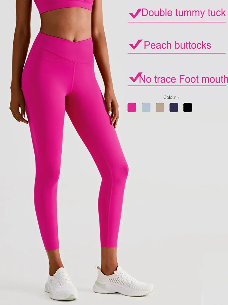 Двухслойные женские штаны для контроля живота с высокой талией подтяжки бедер