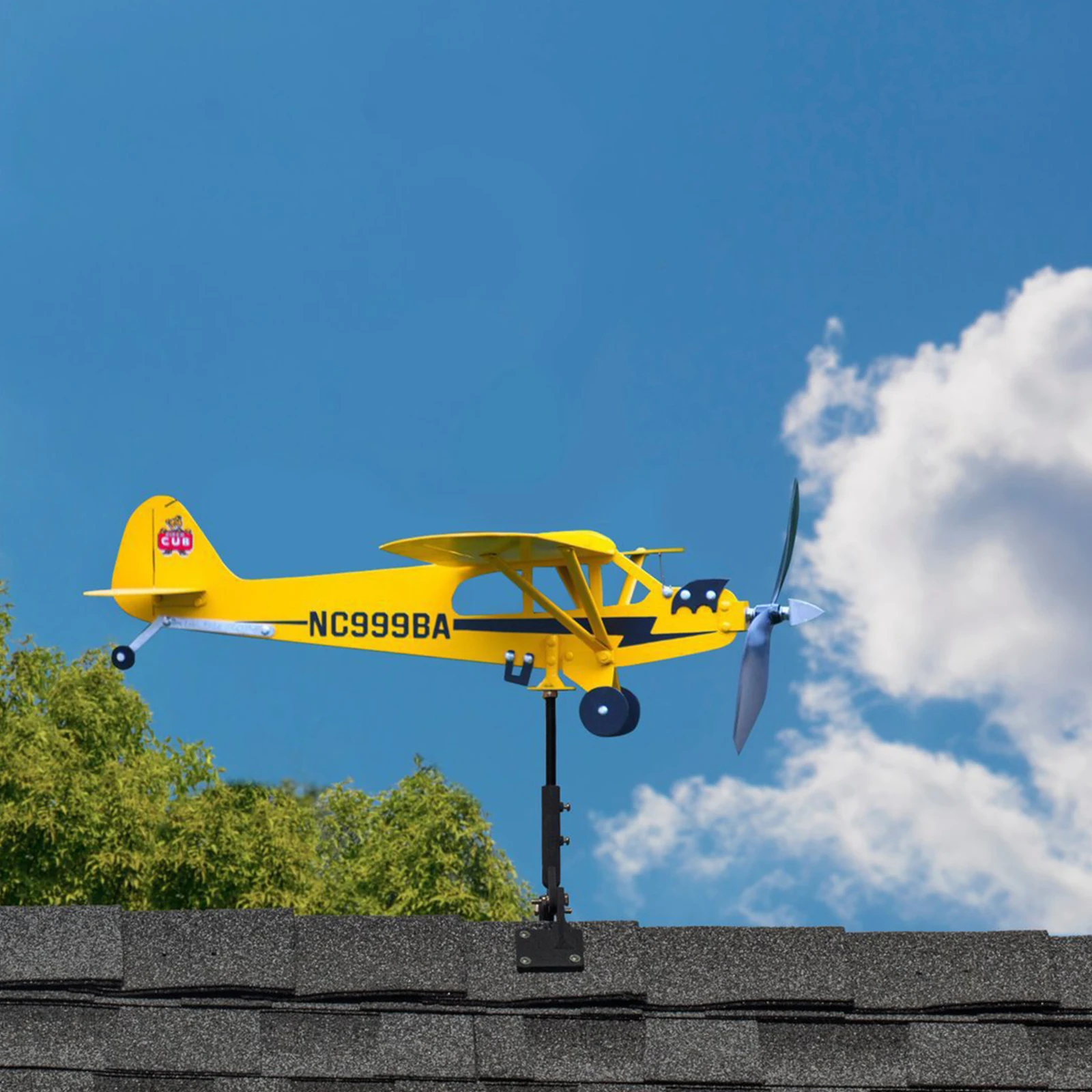 3D самолёт садовая погода вилка Декор антикоррозийная Металлическая лампа