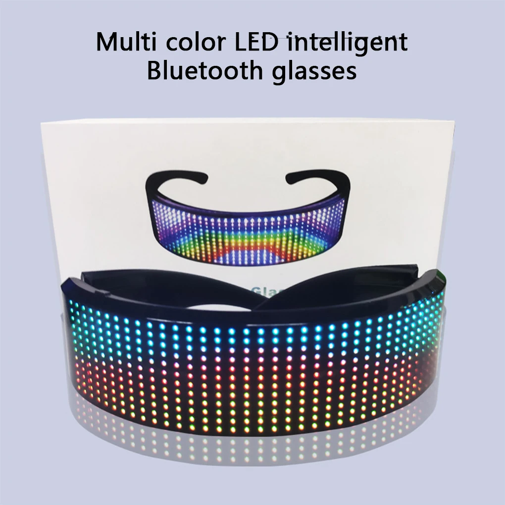 

Очки Bluetooth-совместимые портативные очки для глаз, праздничные солнцезащитные очки, аксессуар для улицы, KTV, бара, ночного клуба