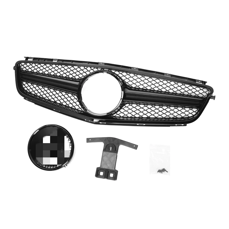 W204 C63 стиль решетка гонки спортивный глянцевый черный гриль C- Class 2012 2023 2014 AMG для