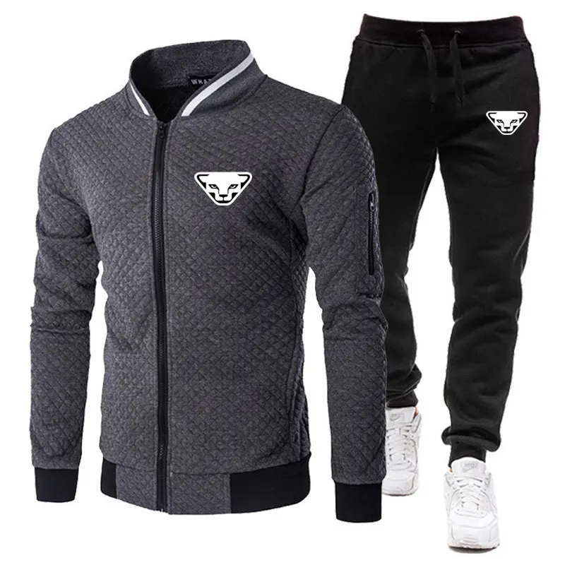 

2023 brand spring and autumn DYNRFIT fashion Men's Sets jacket zipper sweater casual sportswear men's suit + pants suit